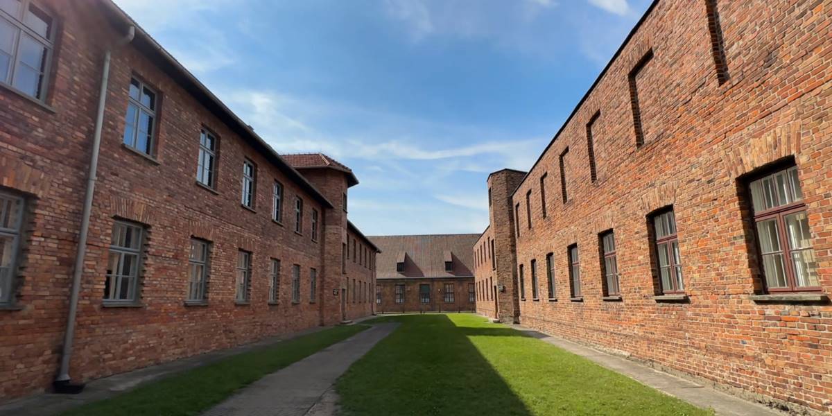 Clădirile lagărului de exterminare Auschwitz