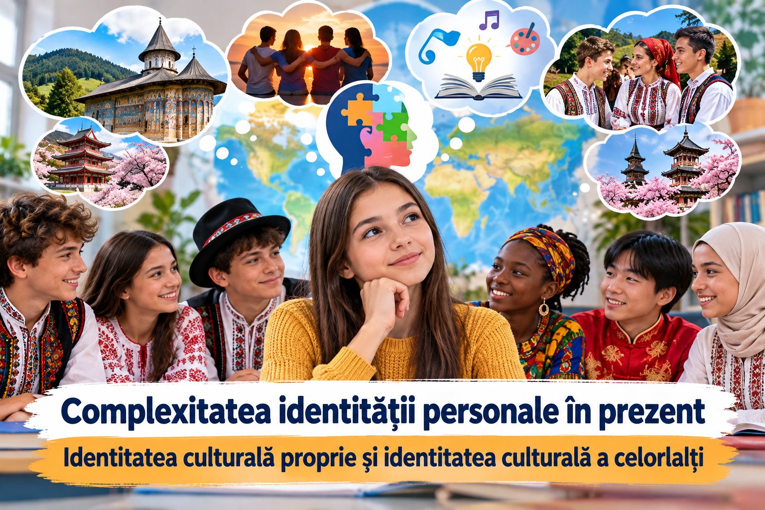 Complexitatea identității personale în prezent. Identitatea culturală proprie și identitatea culturală a celorlalți