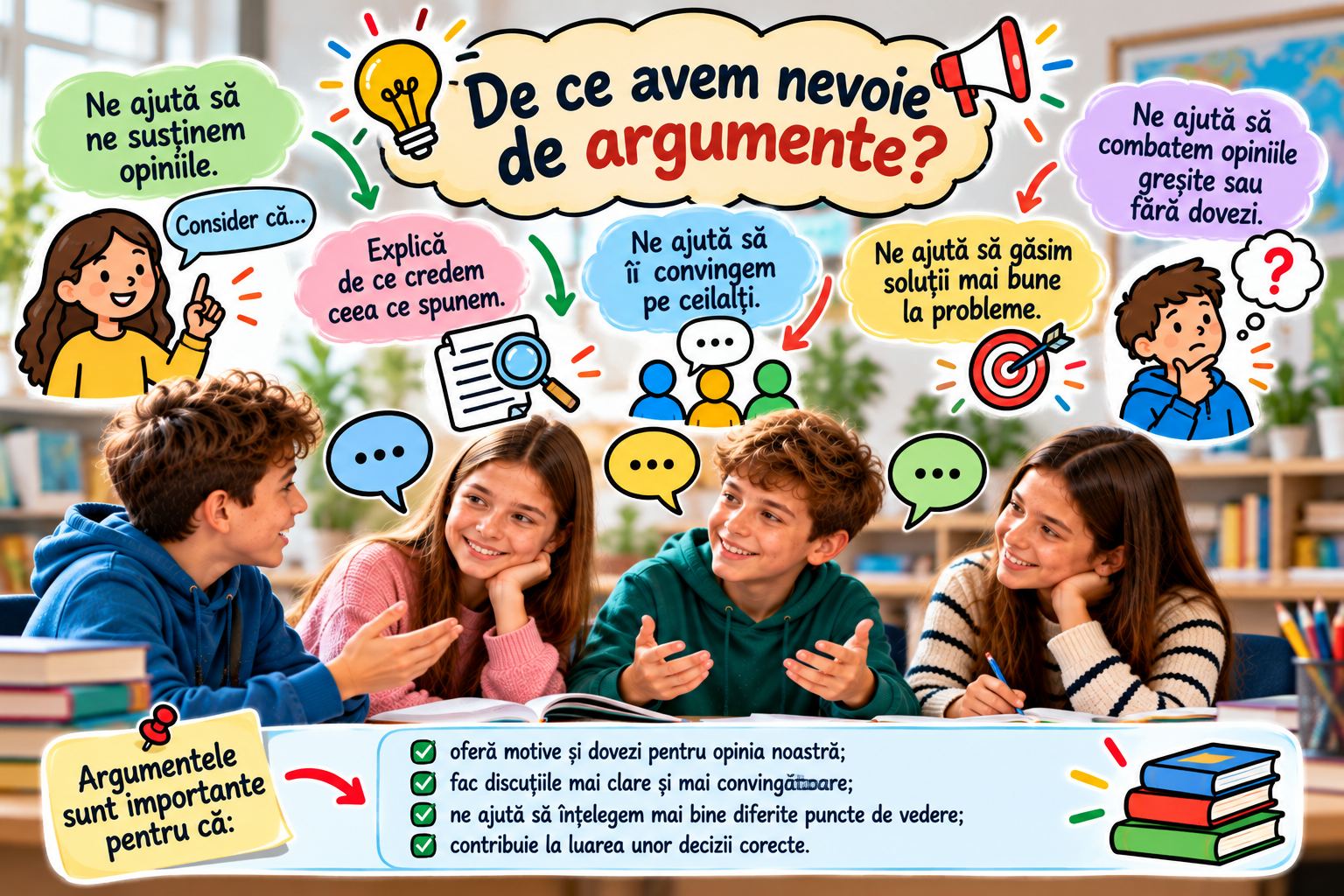 De ce avem nevoie de argumente
