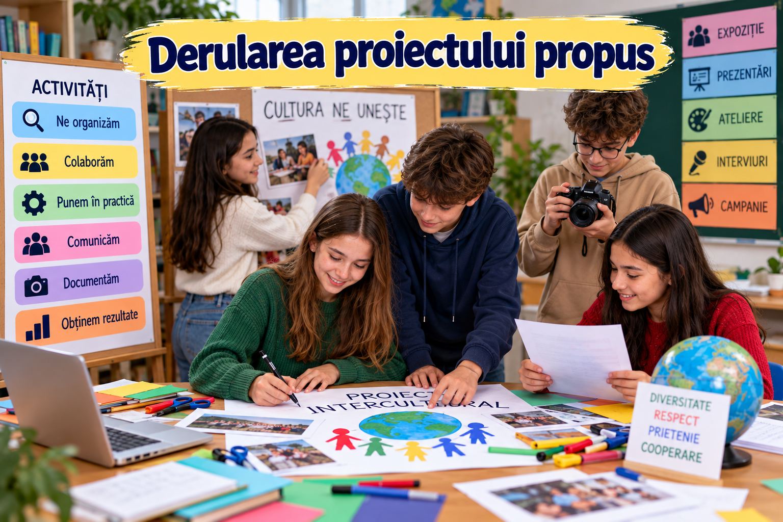 Derularea proiectului propus