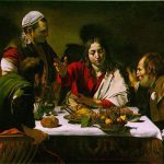Cina din Emmaus | sursa: Michelangelo Merisi da Caravaggio - bbc.com