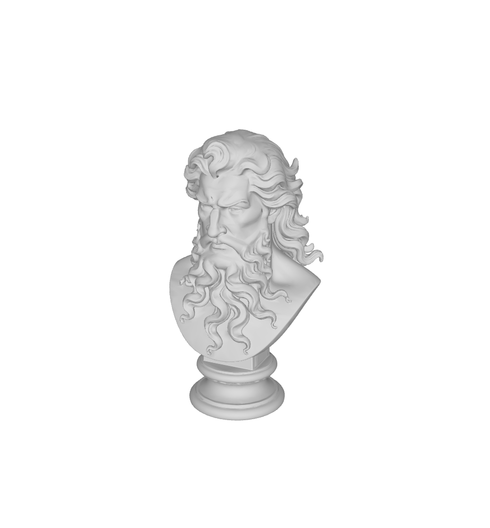 Poseidon, zeul apelor (bust)