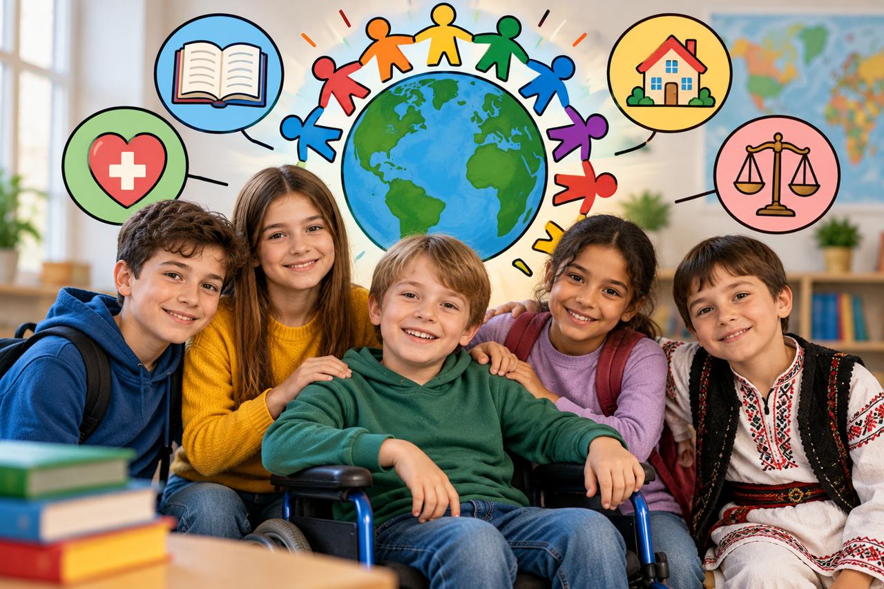 Respectarea și apărarea drepturilor copiilor. Categorii de copii în situații de risc și/sau cu cerințe educative speciale (copii din medii dezavantajate socio-economic, copii cu dizabilități, copii care aparțin unor minorități, copii din mediul rural)