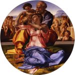 Sf. Familie | sursa: Michelangelo Buonarroti - wikimedia.org