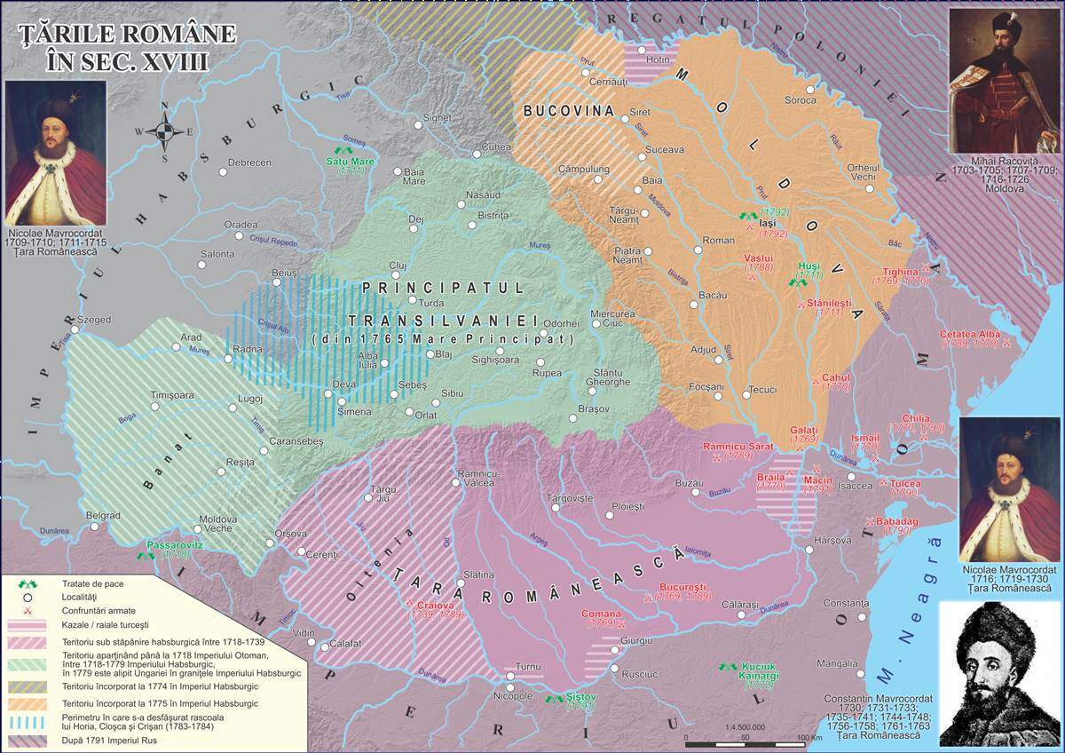 Țările Române în secolul XVIII