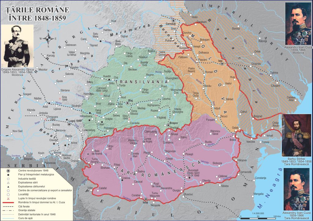 Țările Române între anii 1848-1859