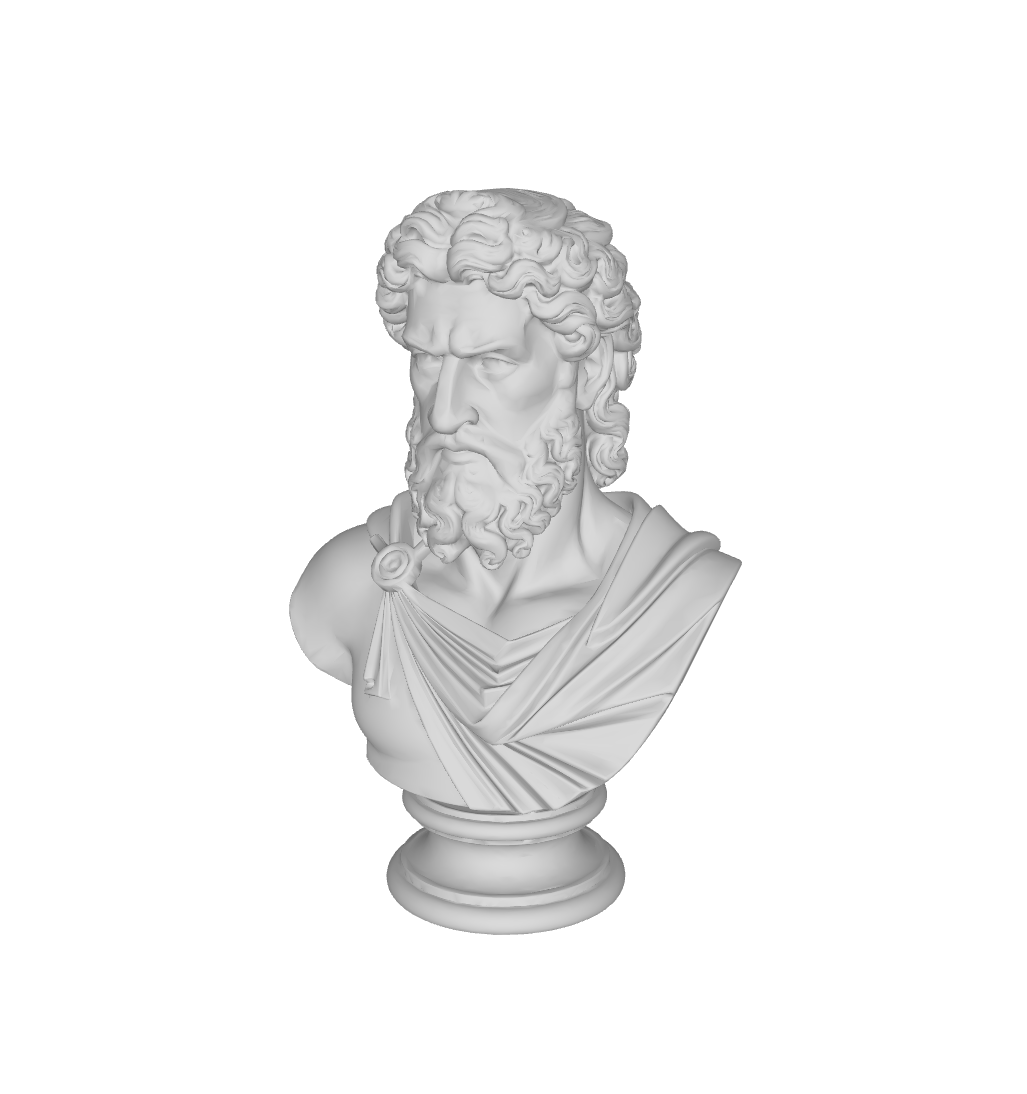 Zeus, zeul cerului (bust)