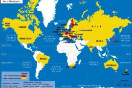 Al Doilea Război Mondial: alianțe militare și fronturile de luptă (1939-1945)