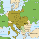 Primul Război Mondial: alianțele militare în 1914 | sursa: wikipedia.org