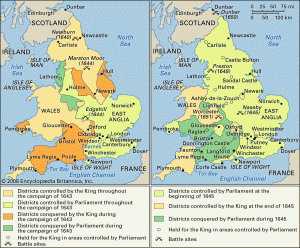 Războiul civil din Anglia (1642-1649) | sursa: britannica.com
