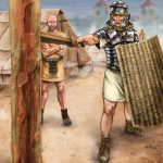 Antrenamentul unui soldat roman | sursa: inaciem.com