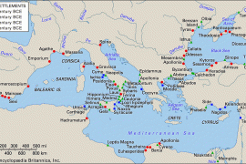 Așezări grecești (sec. IX-VI î.Hr.)