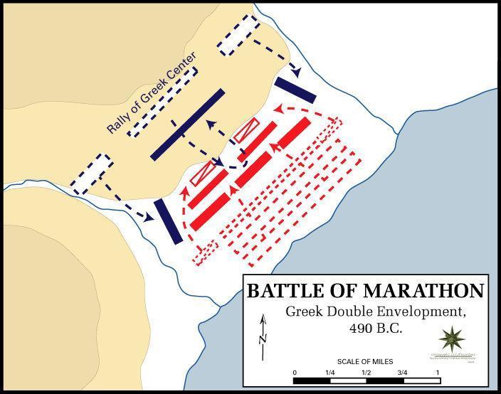 Bătălia de la Maraton (490 î.Hr.) | © US Military Academy - worldhistory.org