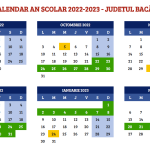 Structura anului școlar 2022-2023 + calendar (toate județele + municipiul București)