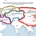 Cele patru hanate ale Imperiului mongol | sursa: Arienne King - worldhistory.org