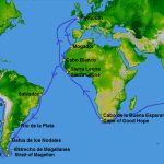 Circumnavigația lui Francis Drake | sursa: Continentalis - worldhistory.org