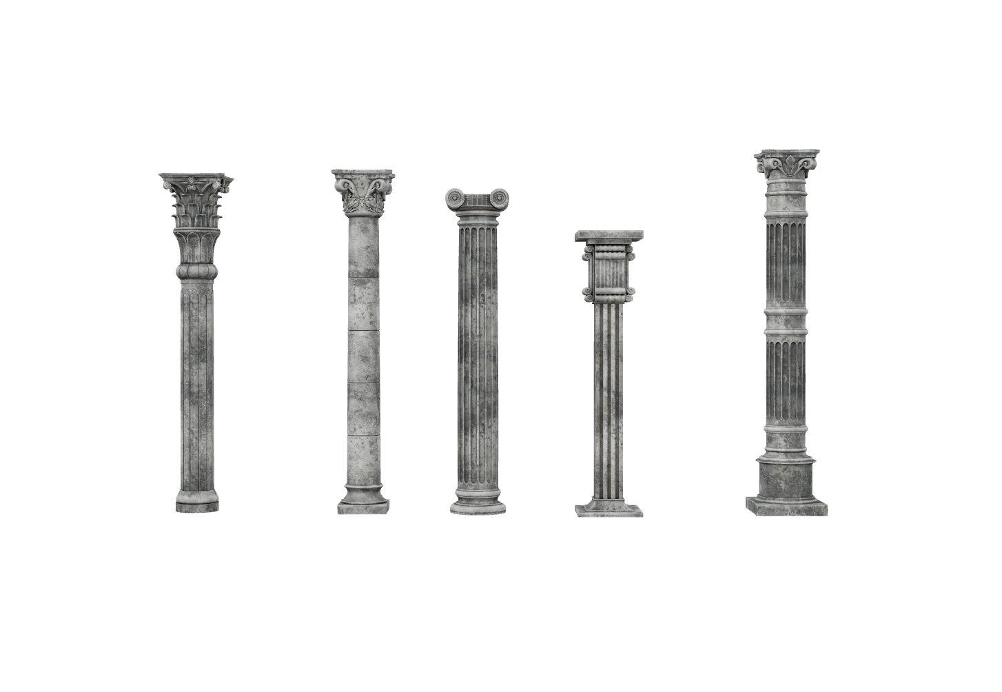 Coloanele greco-romane – stiluri arhitecturale ale Antichității