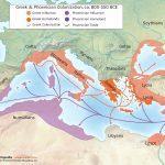 Colonizarea greacă și feniciană | sursa: Kelly Macquire - worldhistory.org