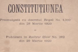 Constituțiile din perioada interbelică