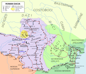Dacia romană | sursa: Andrei Nacu - worldhistory.org