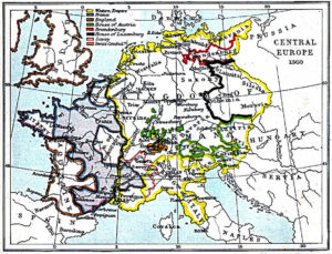 Europa Centrală (1360) | sursa: maps.lib.utexas.edu