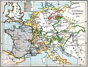 Europa Centrală (1555) | sursa: maps.lib.utexas.edu