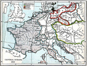 Europa Centrală (1810) | sursa: maps.lib.utexas.edu