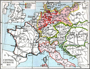 Europa Centrală (1871) | sursa: maps.lib.utexas.edu