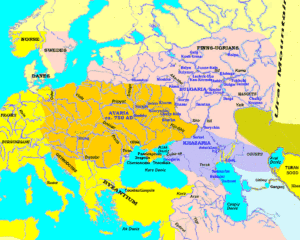 Europa Centrală și de Est (secolul VIII) | sursa: onlinehome.us