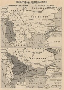 Europa de Sud-Est (1913) | sursa: maps.lib.utexas.edu