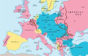 Evoluția fronturilor din Europa în Primul Război Mondial