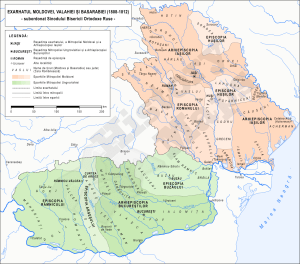 Exarhatul Moldovei, Valahiei și Basarabiei (1808-1812) | sursa: historymaps.ro