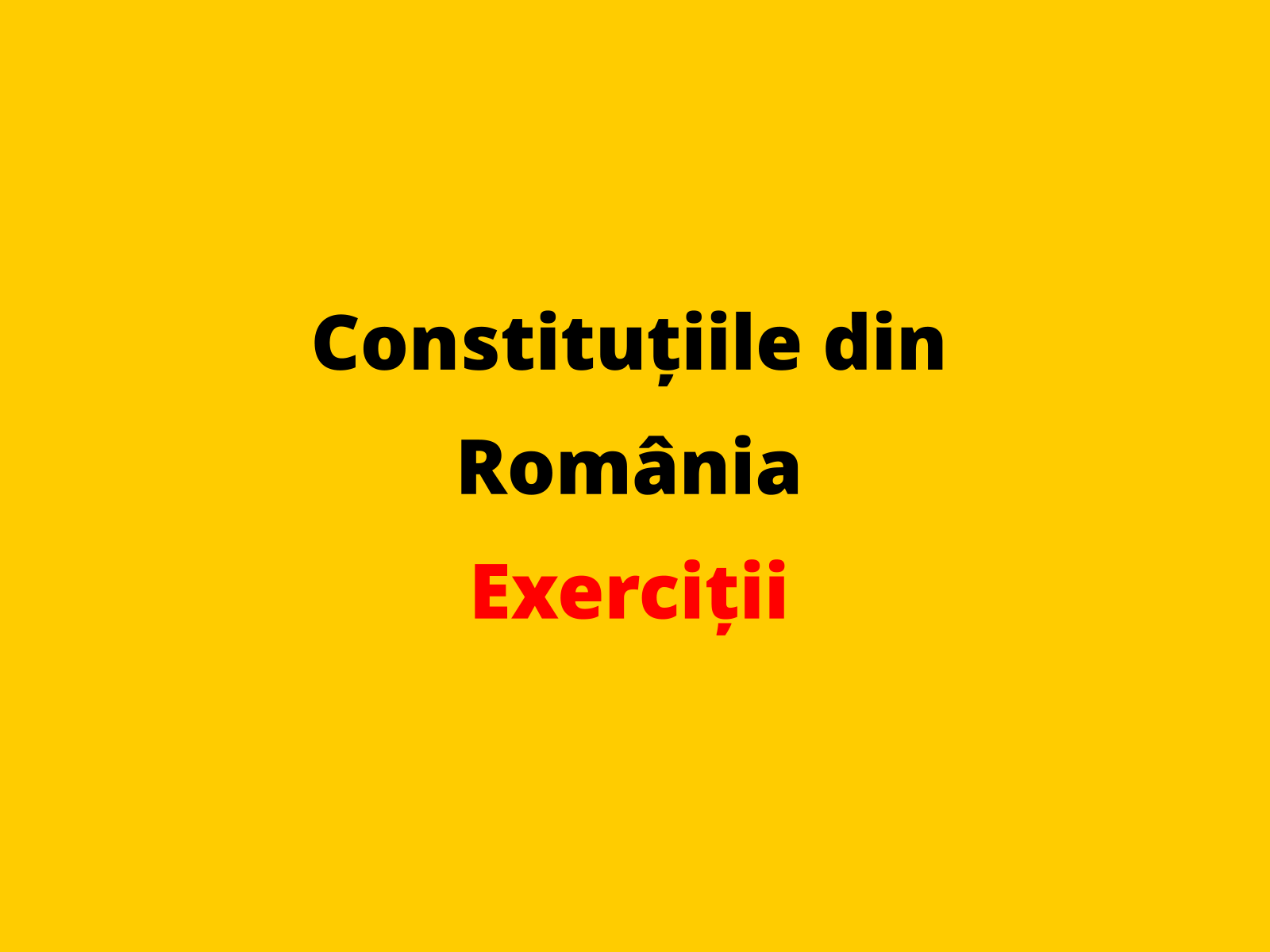Menționați o caracteristică a Constituției din 1866 adoptată în statul român