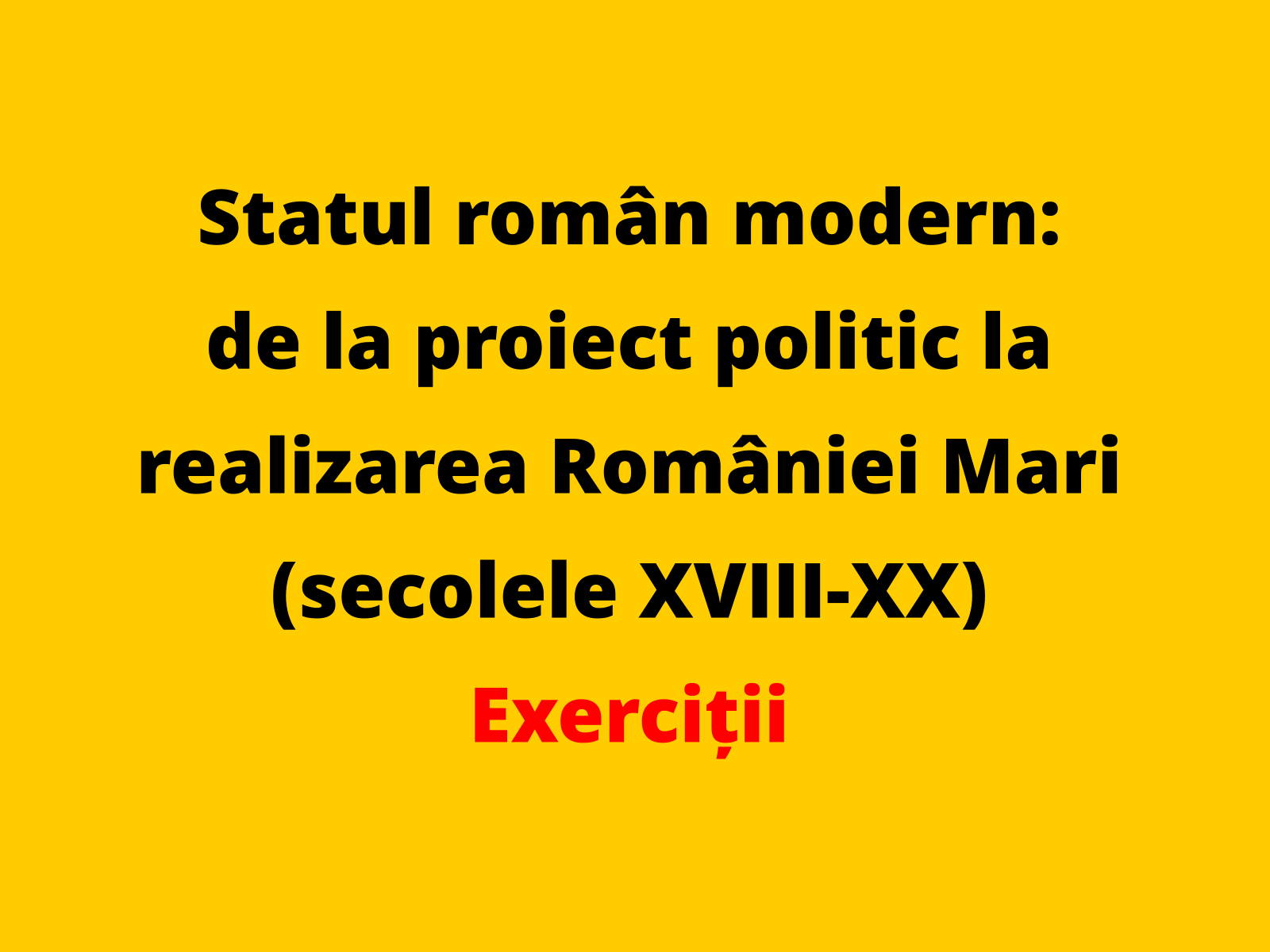 Menționați o caracteristică a proiectelor politice elaborate în spațiul românesc în prima jumătate a secolului al XIX-lea
