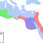 Expansiunea Califatului Fatimid | sursa: Omar-toons - worldhistory.org