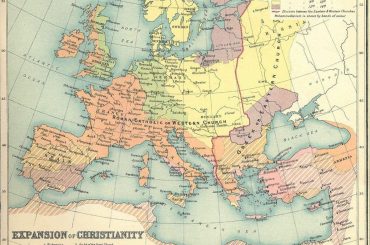 Răspândirea creștinismului în Europa | sursa: education.nationalgeographic.org