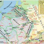 Frontiera de pe Rin a Imperiului Roman (anul 70) | sursa: Hans Erren - worldhistory.org