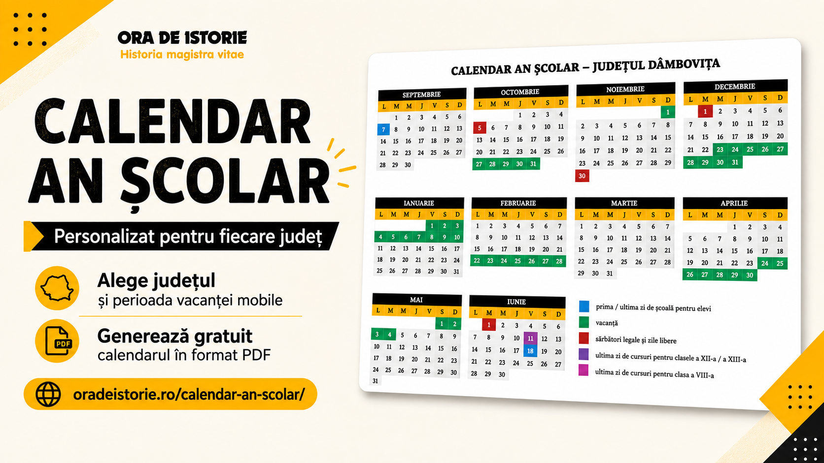 Calendar an școlar