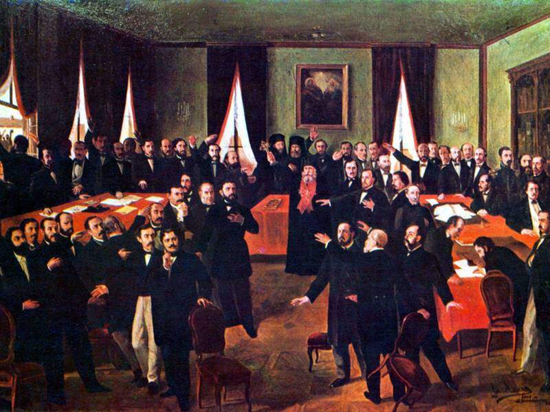 Proclamarea Unirii | sursa: Theodor Aman - wikipedia.org