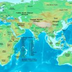 Harta lumii (1300) | sursa: Thomas A. Lessman worldhistorymaps.info