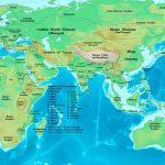 Harta lumii (1400) | sursa: Thomas A. Lessman worldhistorymaps.info
