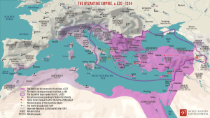 Imperiul Bizantin (520-1204) | sursa: Simeon Netchev - worldhistory.org