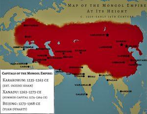 Imperiul mongol | sursa: Arienne King - worldhistory.org