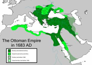Imperiul Otoman la maxima sa întindere teritorială în Europa | sursa: Chamboz - worldhistory.org