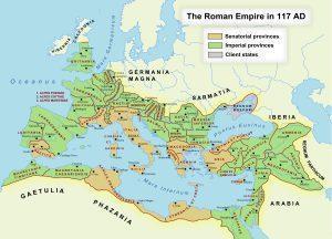 Imperiul Roman (anul 117) | sursa: Andrei Nacu - worldhistory.org