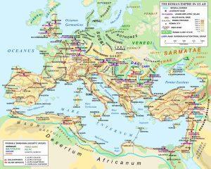 Imperiul Roman (anul 125) | sursa: Andrei Nacu - worldhistory.org