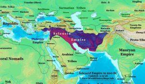 Imperiul Seleucid în anul 200 î.Hr. | sursa: worldhistorymaps.info