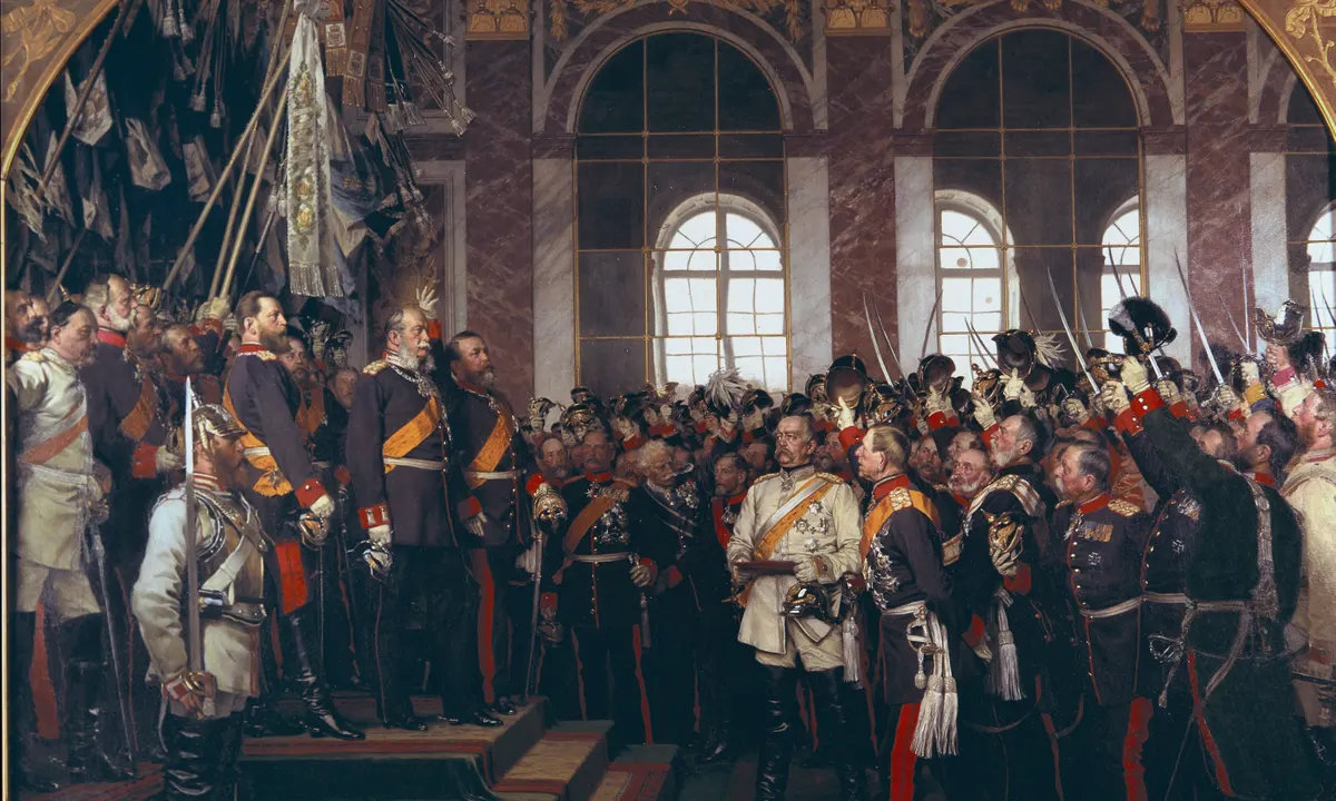 18 ianuarie 1871: Încoronarea lui Wilhelm I ca împărat al Germaniei, la Versailles | sursa: theguardian.com