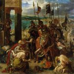 Intrarea cruciaților în Constantinopol | sursa: Eugene Delacroix - worldhistory.org