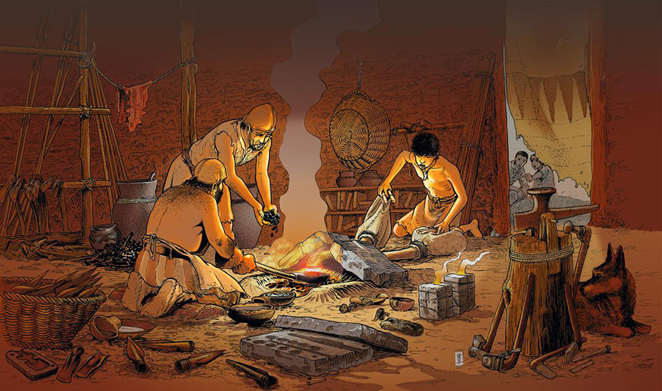 Inventarea metalurgiei | sursa: ancient-origins.net